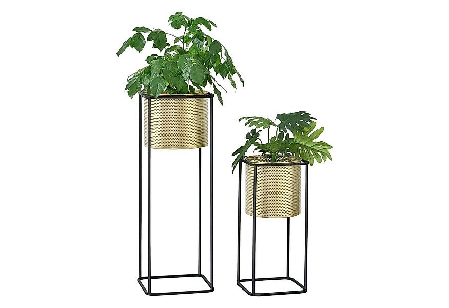 en.casa Blumenständer (Set, 2er), »Mettet« Pflanzenständer 2er Set Metall G günstig online kaufen