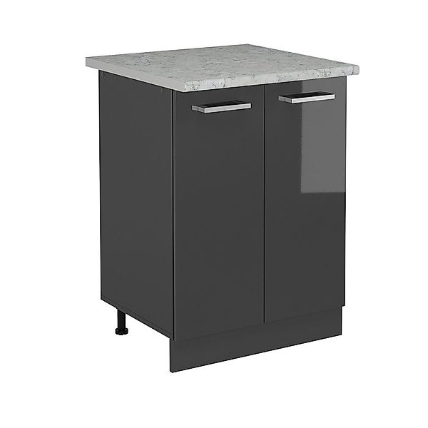 Vicco Unterschrank R-Line, Anthrazit Hochglanz/Anthrazit, 60 günstig online kaufen