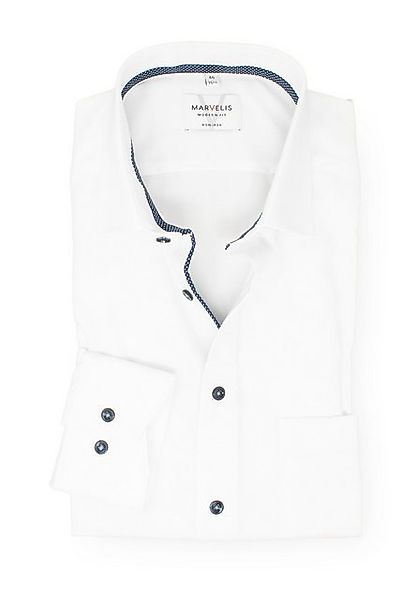 MARVELIS Businesshemd Modern Fit normale, leicht taillierte Schnittführung günstig online kaufen
