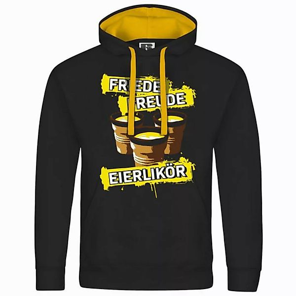 deinshirt Kapuzenpullover Herren Kapuzenpullover Friede Freude Eierlikör Mi günstig online kaufen