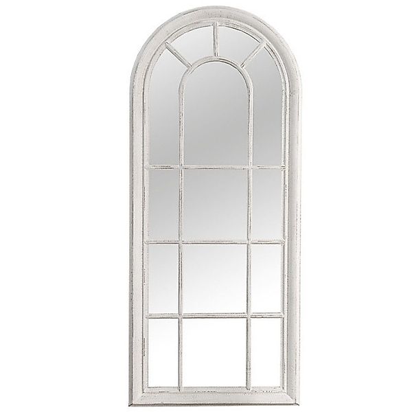 LebensWohnArt Wandspiegel Shabby Chic Rundbogen-Fenster-Spiegel 140cm günstig online kaufen