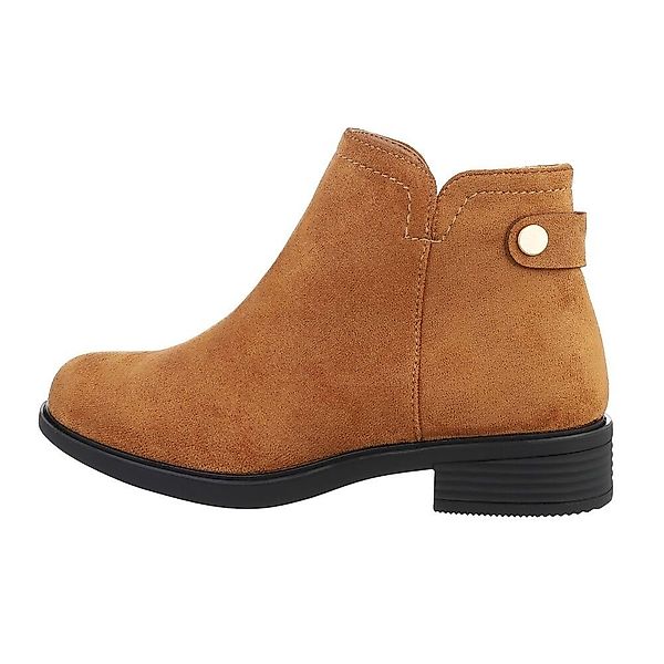 Ital-Design Damen Elegant Stiefelette (71312854) Blockabsatz günstig online kaufen