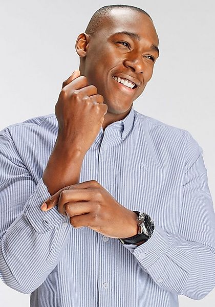 DELMAO Langarmhemd in Oxford Qualität günstig online kaufen