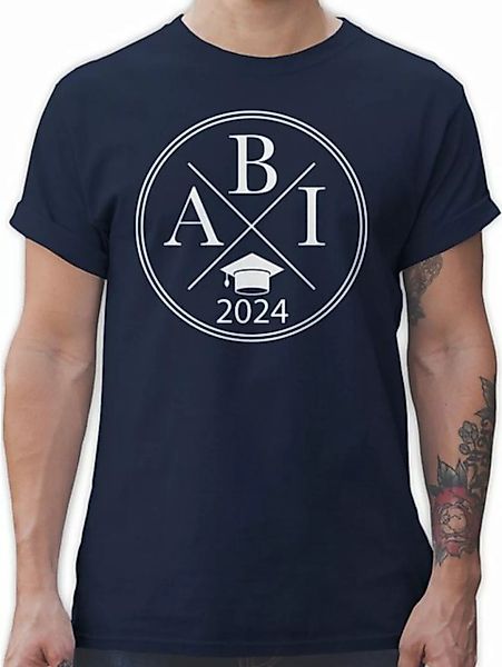 Shirtracer T-Shirt Abi 2024 Hipster X Abitur & Abschluss 2024 Geschenk günstig online kaufen