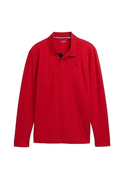 TOM TAILOR Poloshirt Poloshirt Langarmshirt mit Polokragen (1-tlg., 1) günstig online kaufen