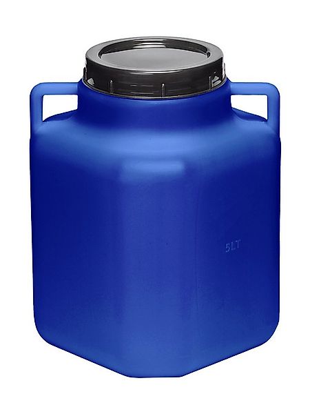 Garronda Regentonne 5L BPA-frei quadratisches Fass und Behälter mit Deckel günstig online kaufen