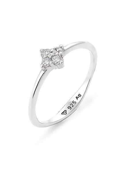 Elli DIAMONDS Diamantring Laborgezüchtete Diamanten Weiß (0.14 ct) 925 Ster günstig online kaufen