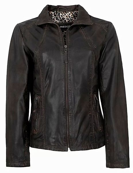 Maddox Lederjacke Diana MADDOX - Damen Lederjacke Lammnappa coffee günstig online kaufen