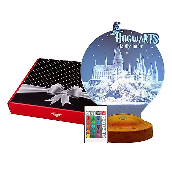 Geschenkelampe LED Nachttischlampe Hogwarts Harry Potter günstig online kaufen