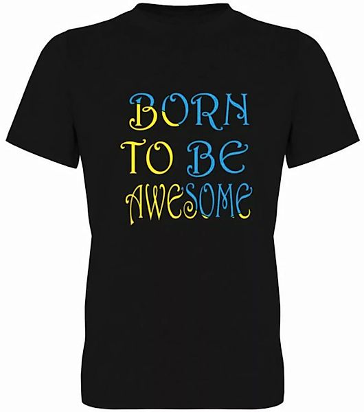 G-graphics T-Shirt Born to be awesome Herren T-Shirt, mit trendigem Frontpr günstig online kaufen