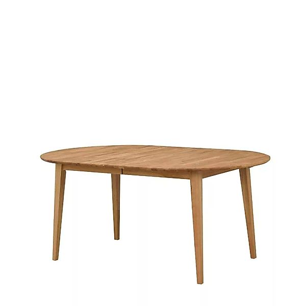 Esszimmertisch aus Eiche Massivholz oval ausziehbar günstig online kaufen