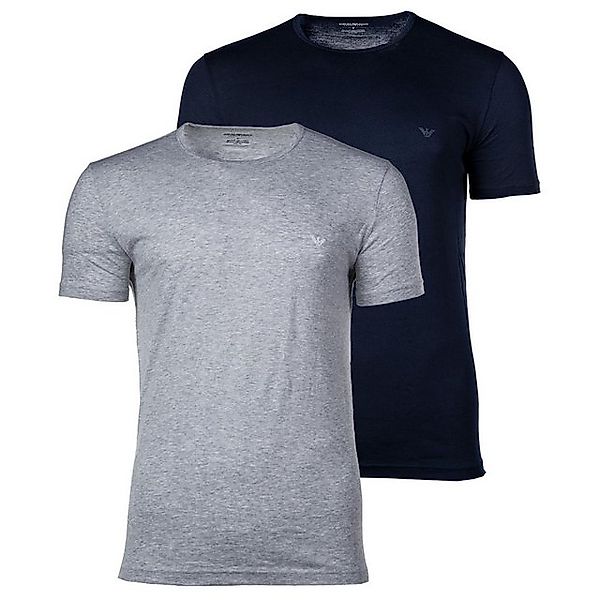 Emporio Armani T-Shirt Herren T-Shirt 2er Pack - Crew Neck, Rundhals, (Pack günstig online kaufen