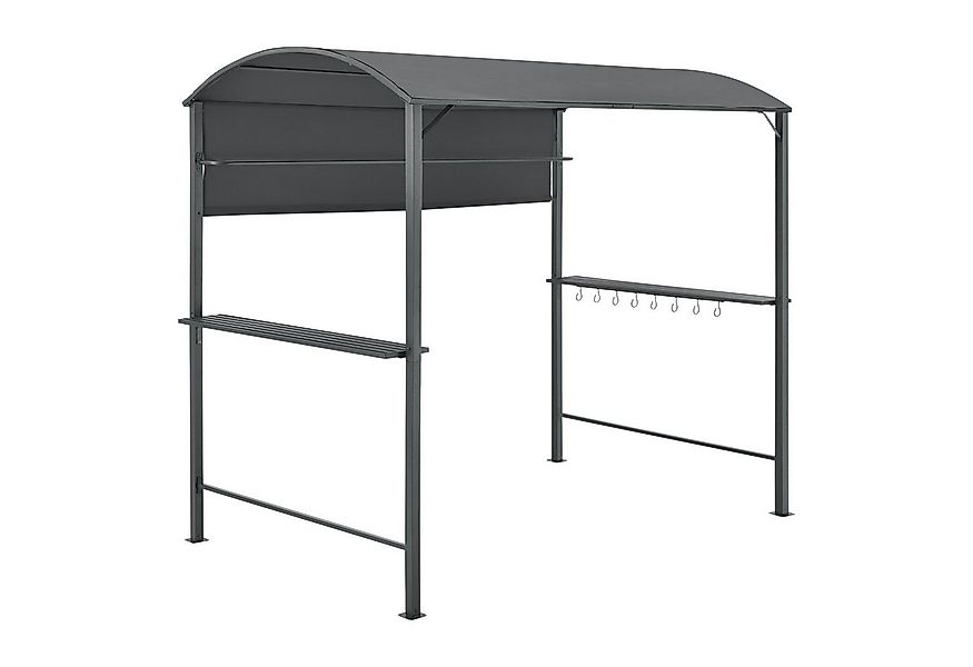 en.casa Grillpavillon, »Parga« Gartenpavillon mit Bartresen 215x220x140cm D günstig online kaufen