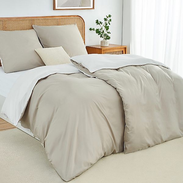 Topfinel Bettwäsche 135x200cm, Seersucker Bettwäsche-Sets, bügelfrei, günstig online kaufen