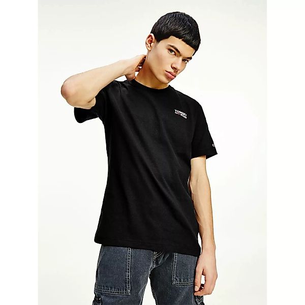 Tommy Jeans Regular Corp Logo Kurzärmeliges T-shirt 2XL Black günstig online kaufen
