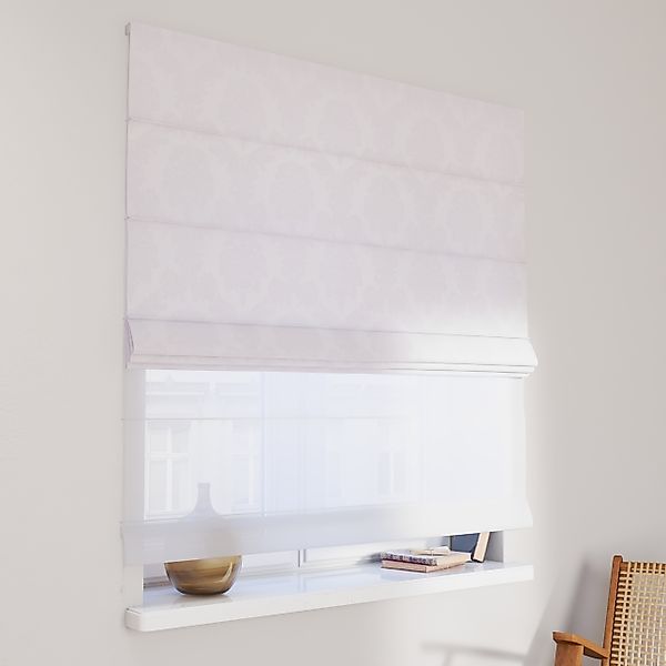 Dekoria Doppelraffrollo Duo, weiß , 110 x 150 cm günstig online kaufen