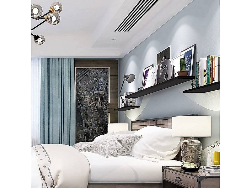 Woltu Wandregal, 2er-Set Wandboard CD DVD Regal Bücherregal Holz Board günstig online kaufen