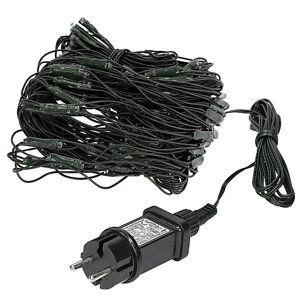 ECD Germany LED Lichternetz 160 Kaltweiße LEDs 2x1m Weihnachten IP44 Wasser günstig online kaufen