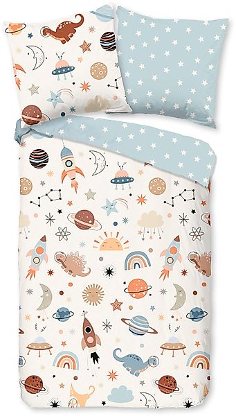 good morning Babybettwäsche "Eclips" 2 Stk. tlg. Baumwolle, Renforcé, 2 Tei günstig online kaufen