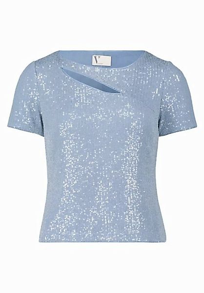 Vera Mont Kurzarmshirt Pailletten-Top günstig online kaufen