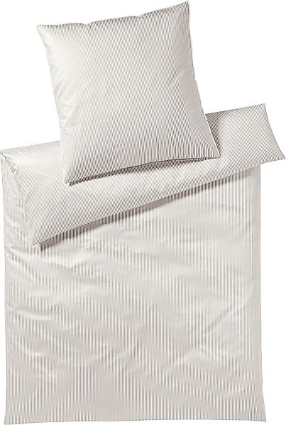Elegante Bettwäsche Hamburger Streifen, Mako-Satin, 2 günstig online kaufen