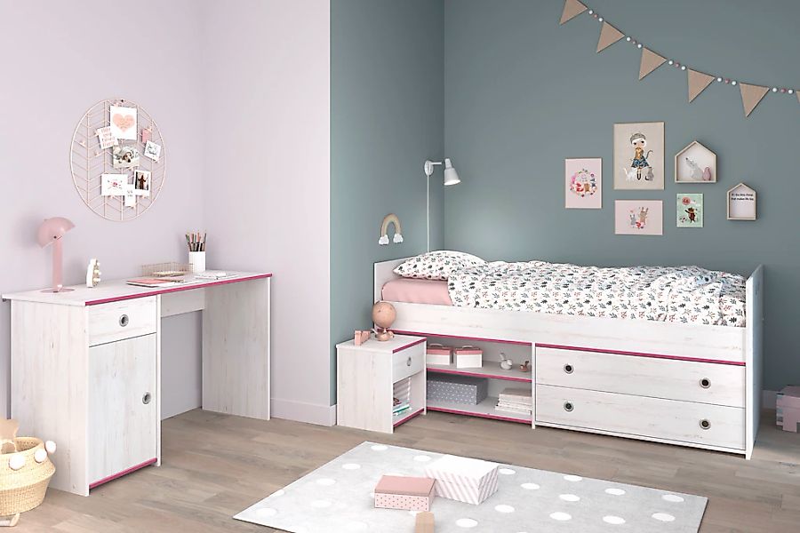 Parisot Jugendzimmer-Set Kinderbett Smoozy 27 Parisot günstig online kaufen