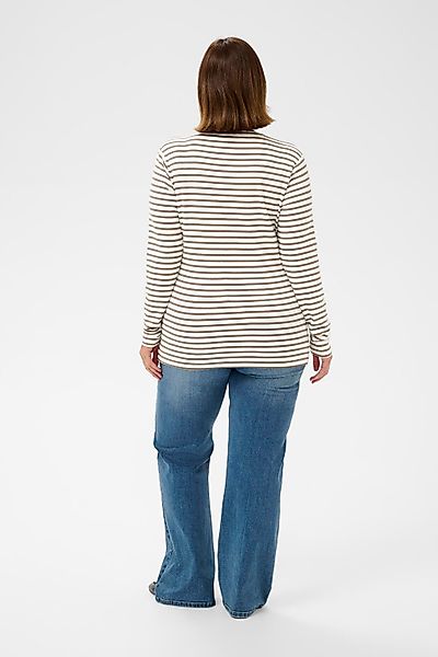 KAFFE Curve Langarmbluse Langarm-Shirt KClia Große günstig online kaufen