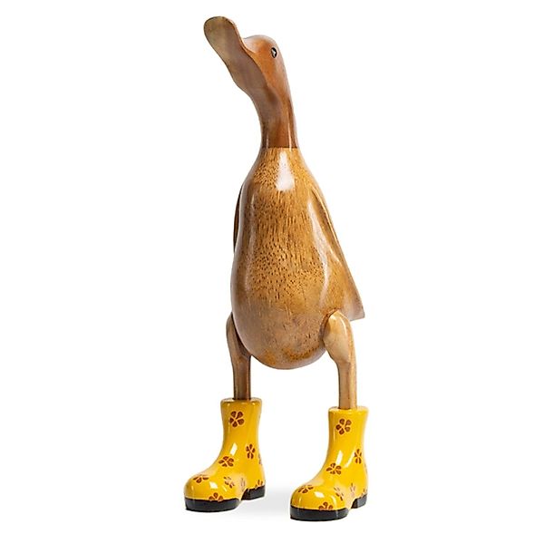 Rikmani Dekofigur Holzfigur Ente Stiefel - günstig online kaufen