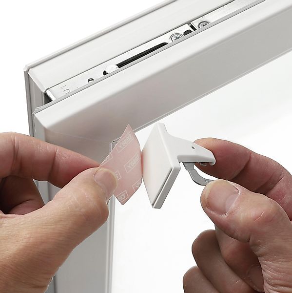 GARDINIA Sichtschutzbefestigung Klebeträger-Set, für Aluminium-Jalousien günstig online kaufen