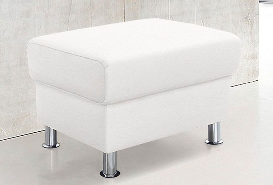 TRENDMANUFAKTUR Hocker »Rondo, Polsterhocker zur Serie, Breite 67 cm, Füße günstig online kaufen
