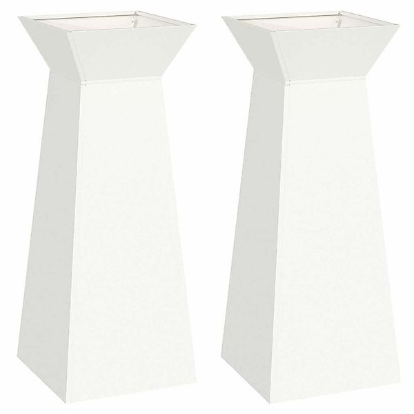 vidaXL Blumentopf Säulen Pflanzer 2 pcs günstig online kaufen