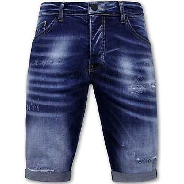 Local Fanatic  7/8 & 3/4 Hosen Blue Ripped Shorts Slim günstig online kaufen
