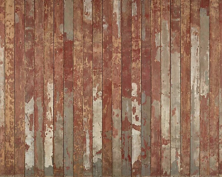 Fototapete "Buntes Holz" 4,00x2,50 m / Strukturvlies Klassik günstig online kaufen