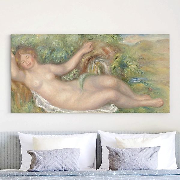 Leinwandbild Kunstdruck - Querformat Auguste Renoir - Die Quelle günstig online kaufen