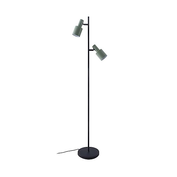 Lindby Stehlampe Ovelia 10019865 Modern in Schwarz aus Metall 2-flammig E27 günstig online kaufen