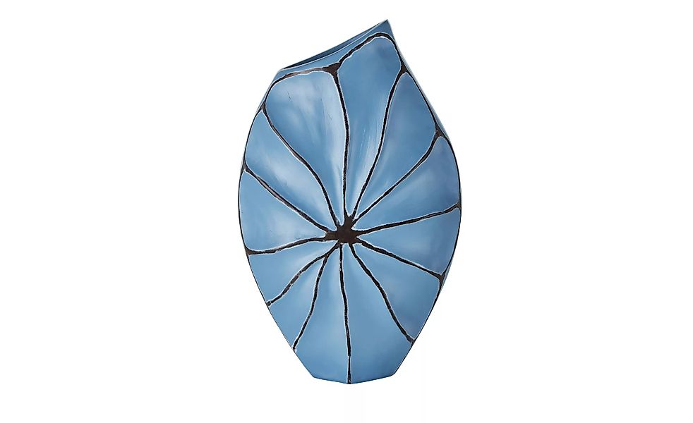Deko-Vase ¦ blau ¦ Polyresin (Kunstharz) ¦ Maße (cm): B: 29 H: 48 T: 10 Acc günstig online kaufen