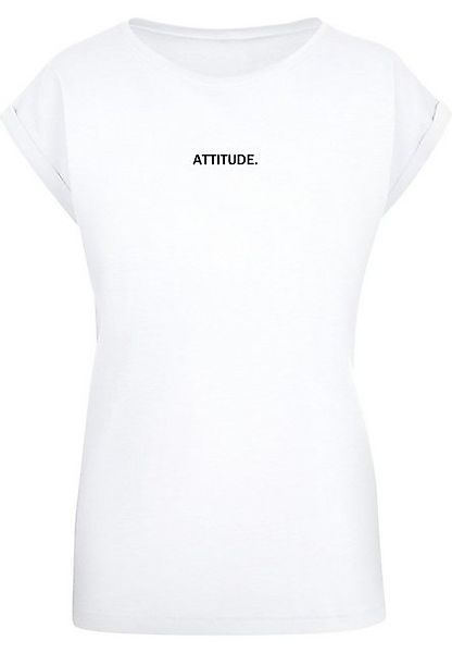 Merchcode T-Shirt Merchcode Damen Ladies Attitude Extended Shoulder Tee (1- günstig online kaufen