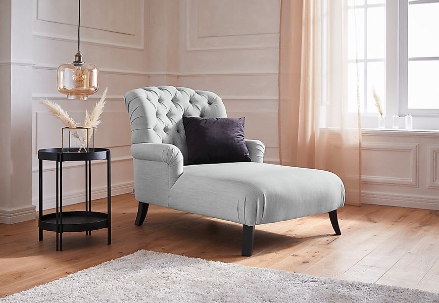 Home affaire Loveseat "Amiens Sessel Loungesessel", mit wunderschöner Knopf günstig online kaufen