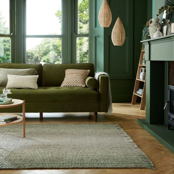 FLAIR RUGS Teppich »Jute Ombre« rechteckig 8 mm Höhe günstig online kaufen