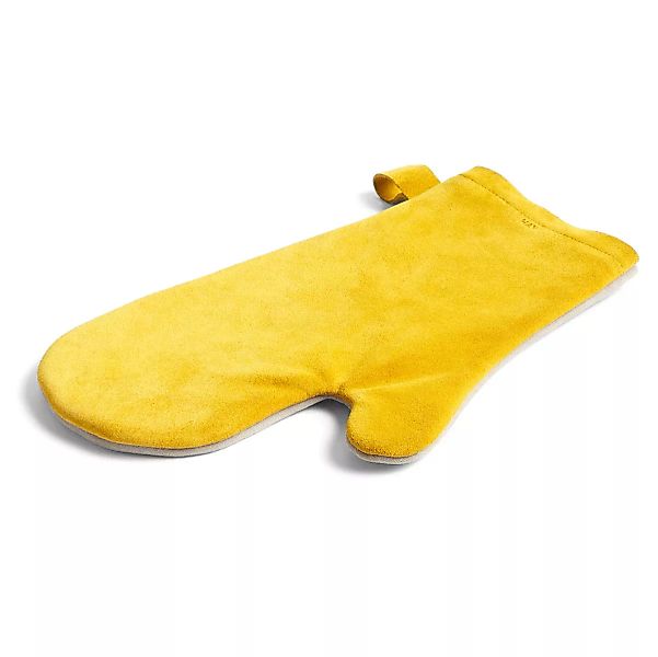 Suede Ofenhandschuh Gelb günstig online kaufen