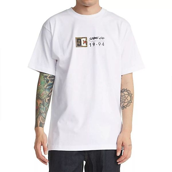 Dc Shoes Dc Split Star Kurzärmeliges T-shirt S White günstig online kaufen