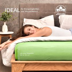 leevitex® Spannbettlaken Spannbettlaken Boxspringbett & Wasserbett günstig online kaufen