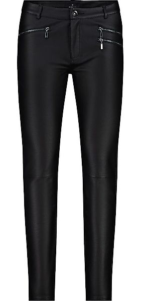Monari 2-in-1-Hose Hose in Lederoptik schwarz günstig online kaufen