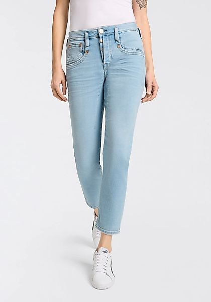 Herrlicher "Shyra Cropped Denim Comfort" mit halb verdeckter Knopfleiste günstig online kaufen