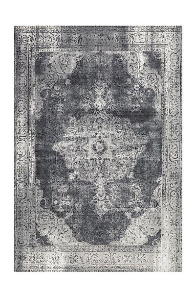 Qiyano Teppich Kurzflorteppich Hikina 100 Grau günstig online kaufen