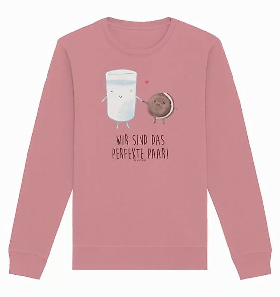 Mr. & Mrs. Panda Longpullover Größe XL Milch Keks - Canyon Pink - Geschenk, günstig online kaufen