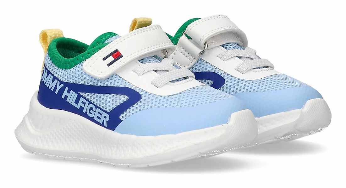 Tommy Hilfiger Sneaker, Slip-On Sneaker, Klettschuh mit großem Logoschriftz günstig online kaufen