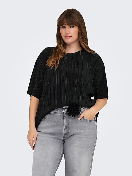 ONLY CARMAKOMA Plisseeshirt CARRAVENNA S/S PLISSE günstig online kaufen