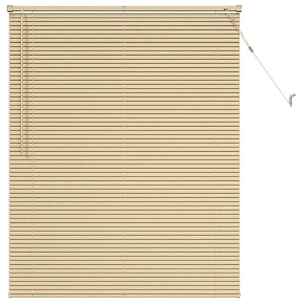 vidaXL Venetianer Jalousie Hellbraun mit Muster 150 x 110 cm PVC 42003765 günstig online kaufen