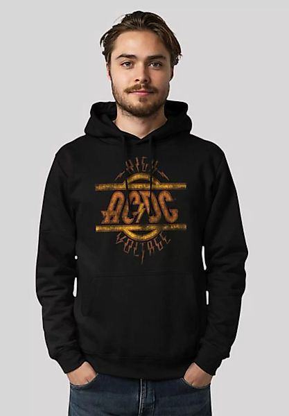 F4NT4STIC Kapuzenpullover AC/DC Rock Musik Band High Voltage Logo Distresse günstig online kaufen